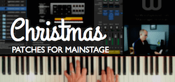 christmas patches for mainstage